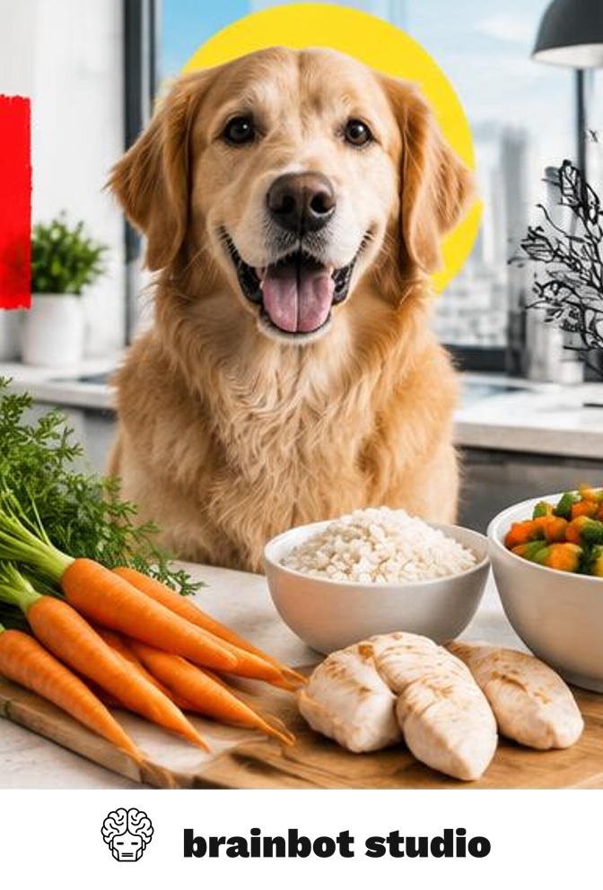 Homemade Dog Food Basics — PDF guide · Recipe poster