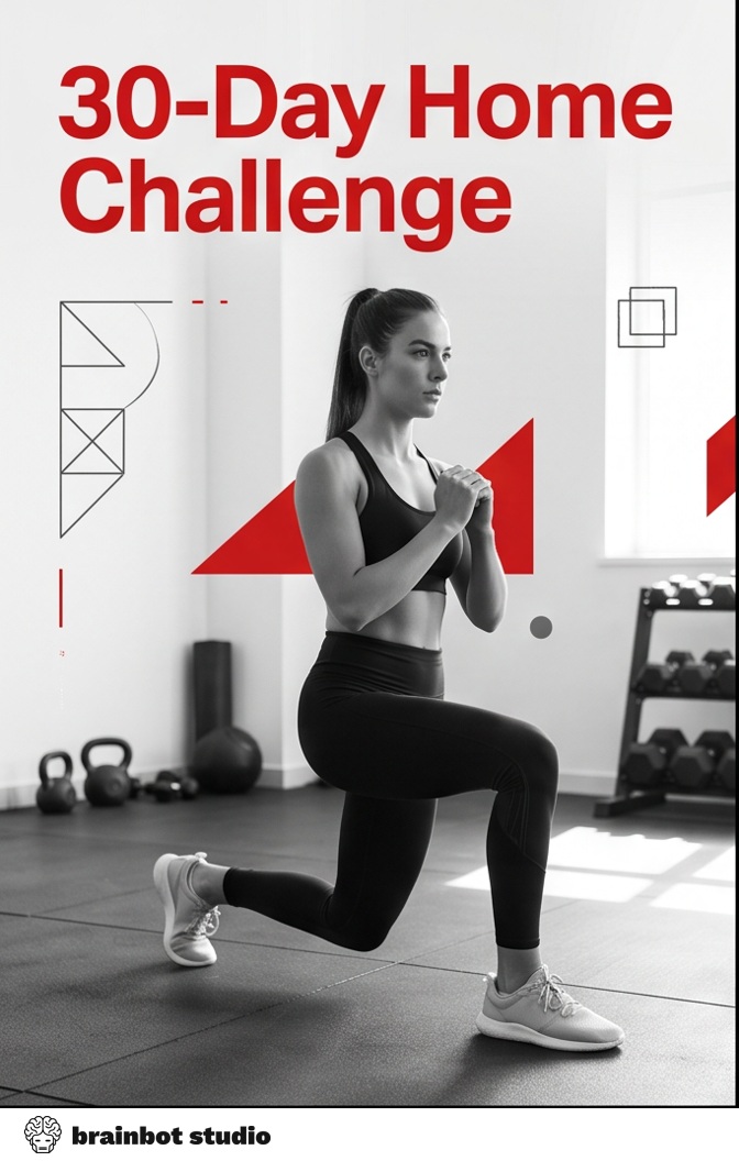 30-Day Home Challenge — Printable poster · PDF
